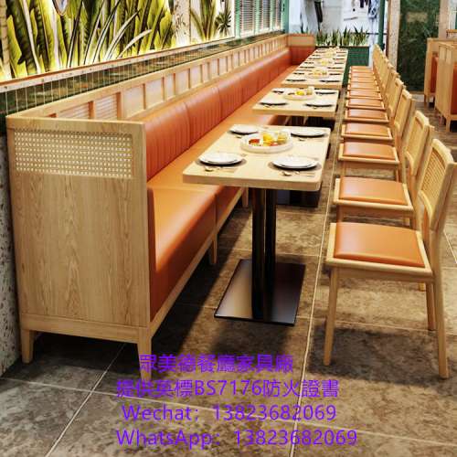 餐飲店桌椅訂製,港式餐廳餐枱椅訂做,防火板餐桌枱子訂造,卡位梳化沙發咕臣訂製加工廠