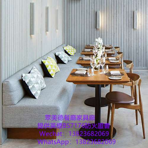 弧形卡位梳化沙發訂製,防火皮革卡位沙發咕臣訂造,半圓形狀卡座沙發梳化倉訂製加工廠