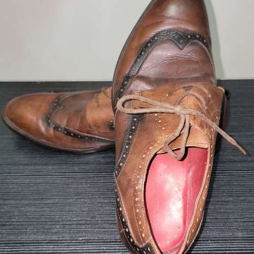 Vero Cuoio 咖啡棕色 男裝 真皮 皮鞋 Leather Fashion Shoes Shoe Size 尺碼 US 9 ...