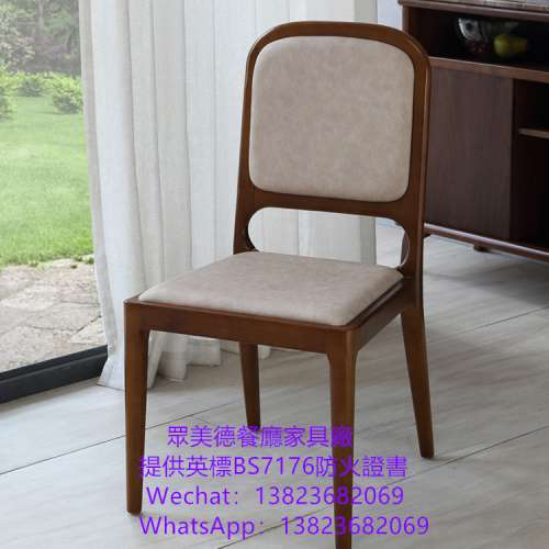 餐館實木白蠟木餐枱椅訂製,西餐廳休閒餐椅訂造,坐墊阻燃皮佈餐椅訂做,簡歐式風格餐...