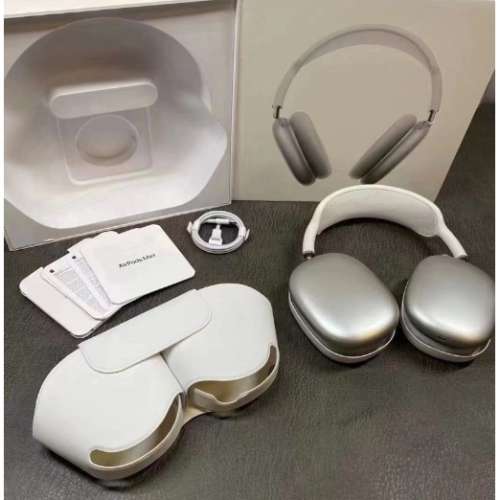 AirPods Max 銀色&太空灰色&紅色&藍色&綠色， 藍芽耳機 頭戴式耳機 蘋果耳機高配，...