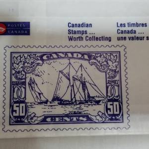 1999 年時代 加拿大郵政 郵票紙套 1999's Canada Post Stamp Paper Jacket Case St...