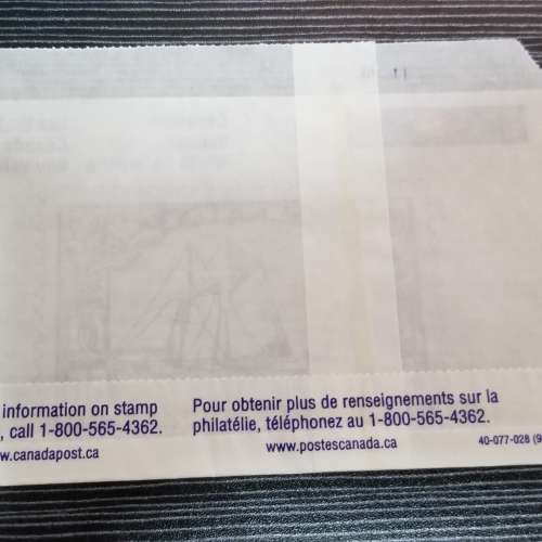 1999 年時代 加拿大郵政 郵票紙套 1999's Canada Post Stamp Paper Jacket Case St...