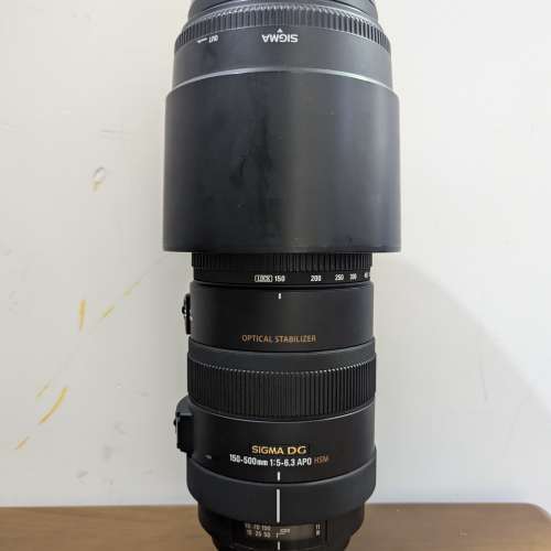 Sigma DG 150-500mm F5-6.3 APO HSM for Nikon F mount