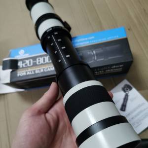 長焦 單反鏡頭 420-800mm f/8.3~16  通用接口卡扣 變焦