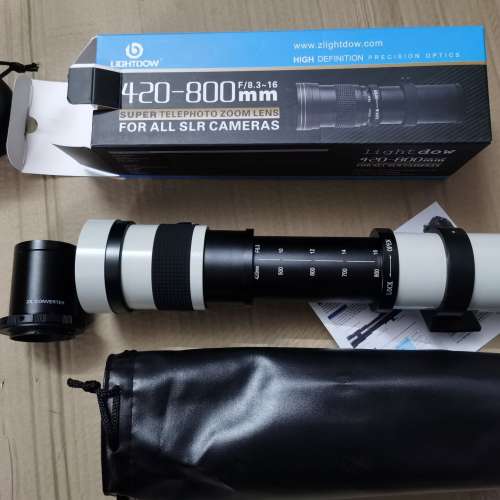 長焦 單反鏡頭 420-800mm f/8.3~16  通用接口卡扣 變焦