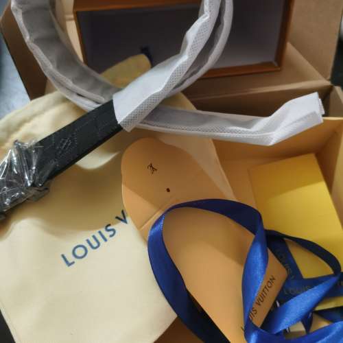 louis vuitton paris 腰帶 皮帶 全新