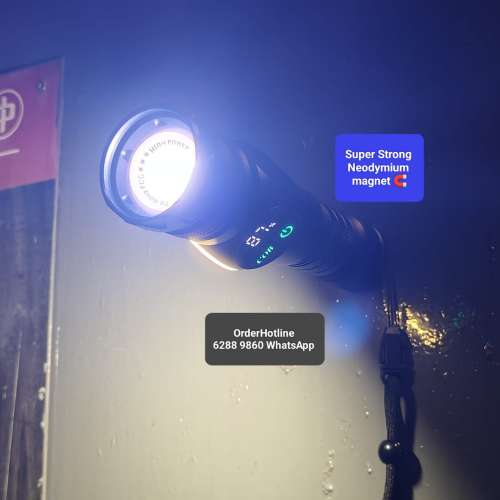 磁吸高亮手電筒 3000流明. USB-C直接充電 Magnetic 🧲 flashlight 3000 lumens.266...