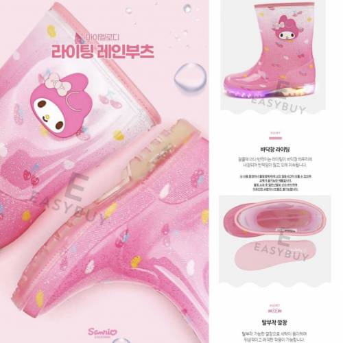 韓國 三麗鷗 MyMelody 粉色 LEDS 閃燈 兒童 童裝 女童 小朋友 小孩 女裝 男裝 防水 ...