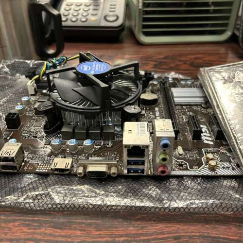 7代G4560 CPU連MSI H110M PRO-YH 8GDDR4 120GB SSD