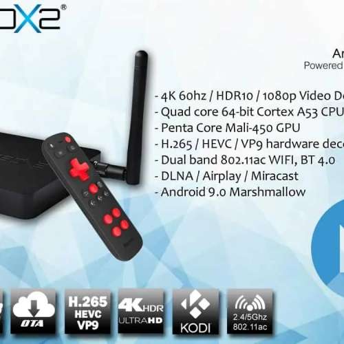 睇片煲戲，消閑佳品 ! 高級 電視機盒子/ 機頂盒 (新品) 已加裝 Apps, 4K Android T...