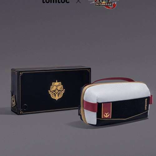 tomtoc x 怪物獵人崛起曙光聯名「王國騎士」配件收納包Switch旅行保護包便攜包