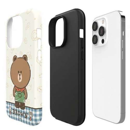 Line Friends Brown正版授權手機保護套For iPhone 13 Pro
