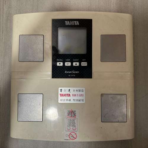 已壞 Tanita 日本製體脂磅 BC-541N