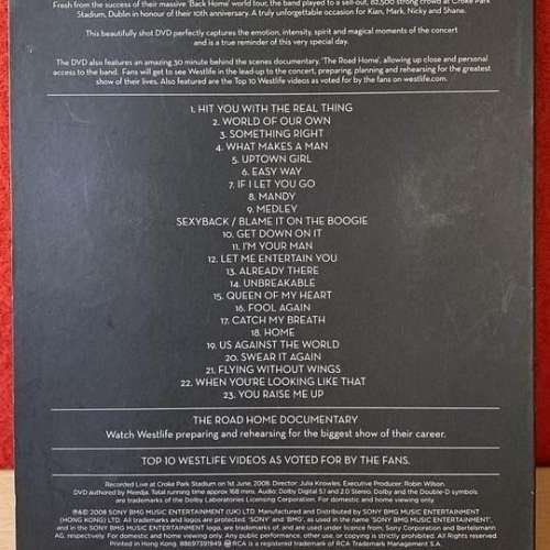 10 years of Westlife - LIVE AT CROKE PARK STADIUM