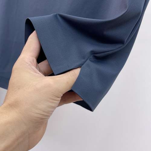 無痕壓膠冰絲休閒商務短袖Polo