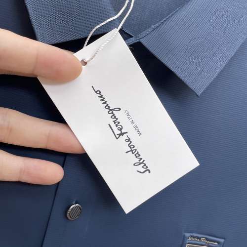 無痕壓膠冰絲休閒商務短袖Polo