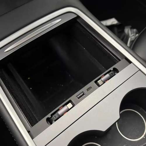 TESLA特斯拉 model3/Y 中控車載快充usb連接埠配件