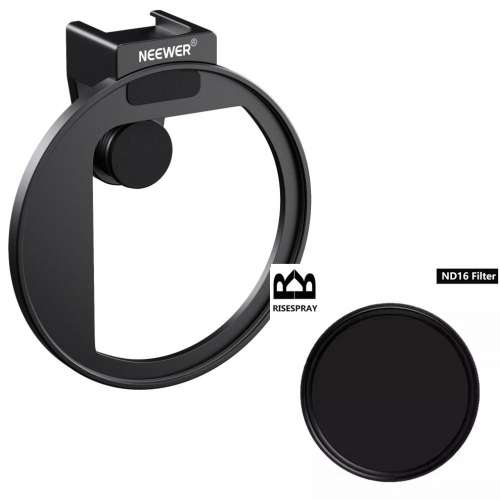 RISESPRAY Neutral Density Filter With Neewer 67mm Phone Filter Mount 減光濾鏡...