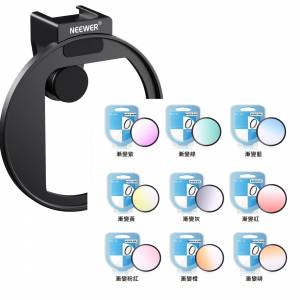 RISE(UK)  9 IN 1 Graduated Filter Set With Neewer 67mm Phone Filter Mount 濾鏡...