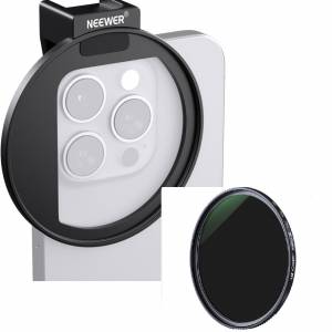 K&F Concept Neutral Density Filter With Neewer 67mm Phone Filter Mount 濾鏡連...