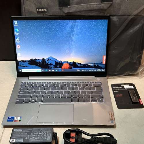 真95%新Lenovo Thinkbook 14 G2 ITL,11代 i5-1135G7,24G RAM,256G SSD+1TB HDD, Wi...