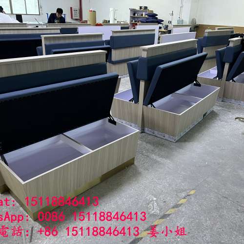 卡位梳化訂造廠家，坐墊掀蓋儲物卡位梳化，防火卡位梳化，香港茶餐廳梳化，冰室儲物...