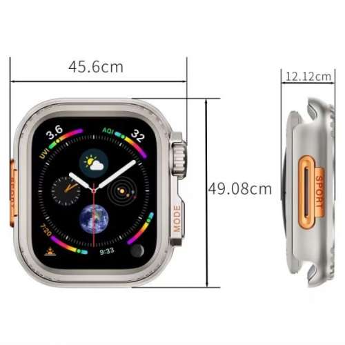 全新現貨 四色殼膜一體 只適用於44/45mm #錶殼#Apple Watch ultra#iPhone#hy#手錶#蘋...