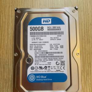 WD Blue 3.5" 500GB hard disk (with 16MB Cache) 硬碟