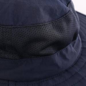 戶外 UPF50+ 網狀遮陽帽 寬簷釣魚帽 附頸蓋