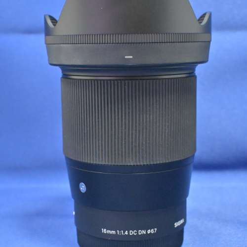 新淨 Sigma 16mm F1.4 DC DN For Sony E 半幅鏡 F1.4大光圈 等效24mm 輕巧易攜帶 A...