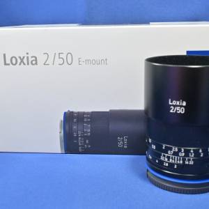 新淨 Zeiss Loxia 50mm F2 For Sony MF 手動鏡 全幅可用 輕巧設計 A7C A7R A9 A1 A...