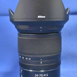 新淨 Nikon Z 24-70mm F4 S 標準鏡 輕巧旅行合用 抵玩高質鏡 S line Z7 Z6 Z5 Z9 Z...