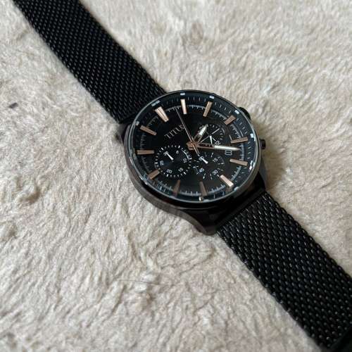 [淨錶] 鐵達時 Solvil et Titus Saber 計時石英不鏽鋼腕錶 W06-03204-003 夜光 精工...