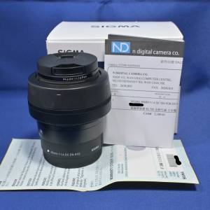 新淨 行貨長保 Sigma 30mm F1.4 DC DN For Canon EF-M 自動對焦 大光圈 人像 旅行...