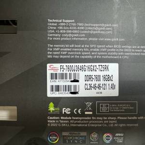 g.skill Trident Z5 DDR7600 16GBx2