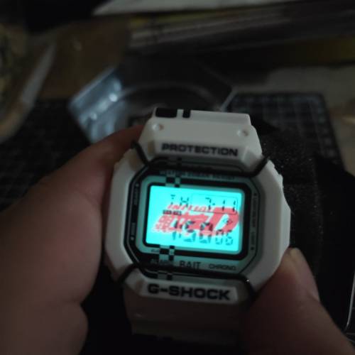 Casio Gshock 改裝錶款 DW5600 頭文字D特別款