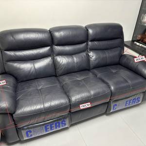 CHEERS芝華仕三座位功能性電動雙彈鉸真皮梳化, 沙發(Sofa)