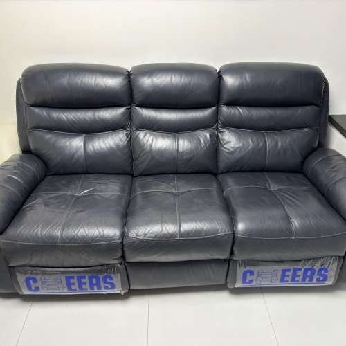 CHEERS芝華仕三座位功能性電動雙彈鉸真皮梳化, 沙發(Sofa)