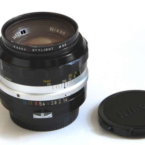 Nikon 50mm f1.4 Nikkor-S.C non-AI with filter