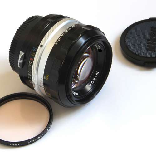 Nikon 50mm f1.4 Nikkor-S.C non-AI with filter