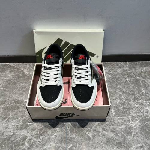 Travis Scott x Jordan Air Jordan 1 Low “Medium Olive”联名款 倒钩5.0 黑绿休闲...