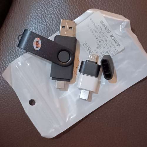 128GB flash drive 全新手指 電腦USB 手機Type C 可以