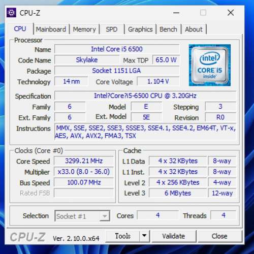 Intel Core i5-6500 CPU+Asrock H110-Pro BTC+底板(請注意內文)