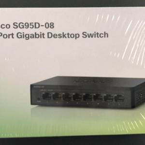 全新 Cisco SG95D-08 8 Port Gigabit Desktop Switch