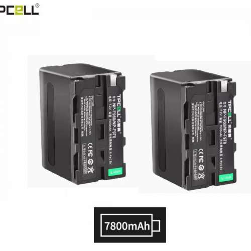 TPCELL NP-F970 L-Series Info-Lithium Battery Pack 代用鋰電池 (7800 mAh)