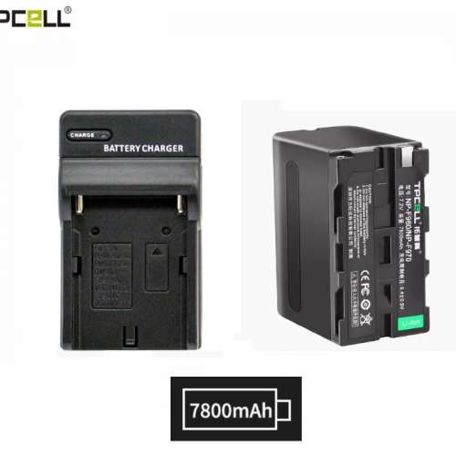 TPCELL NP-F970 L-Series Info-Lithium Battery Pack 代用鋰電池 (7800 mAh)