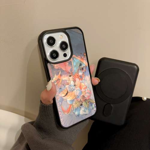 全新現貨 寵物小精靈噴火龍款式 3D裸眼幻影磁吸款 iPhone12~iPhone15promax都有 免...