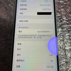 iPhone 12mini 白色256GB日版無鎖