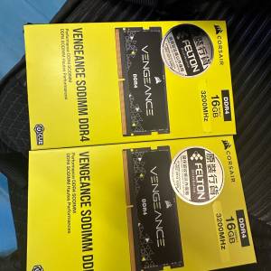 Corsair Vengeance DDR4 3200 SODIMM 16GB (單條320/兩條600) (CMSX16GX4M1A3200C22)